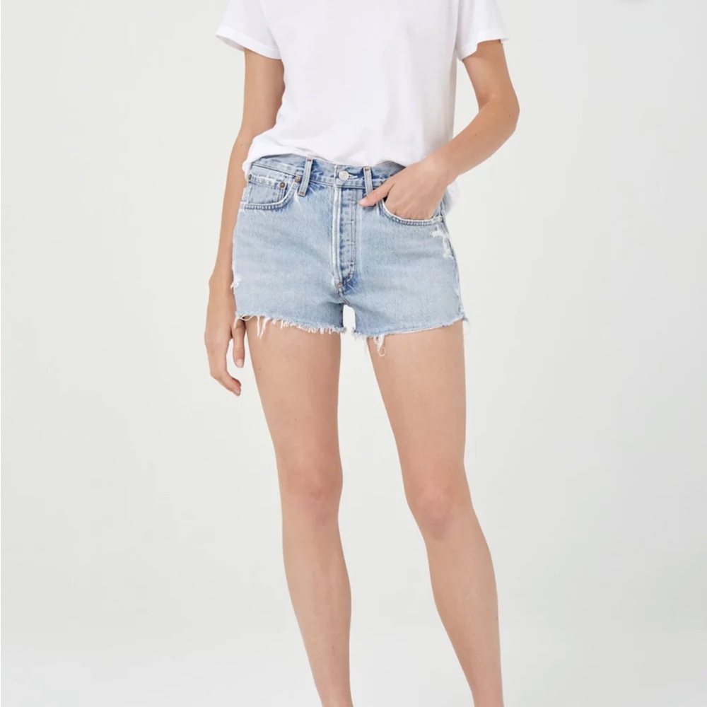 Agolde Parker Vintage Cut-off Short Denim 23 24 25 NWT